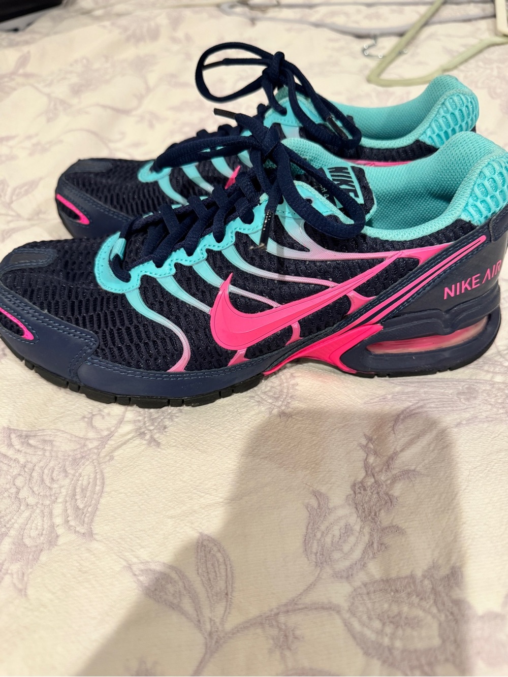 Nike Kids Air Sneakers - Navy, Pink & Teal